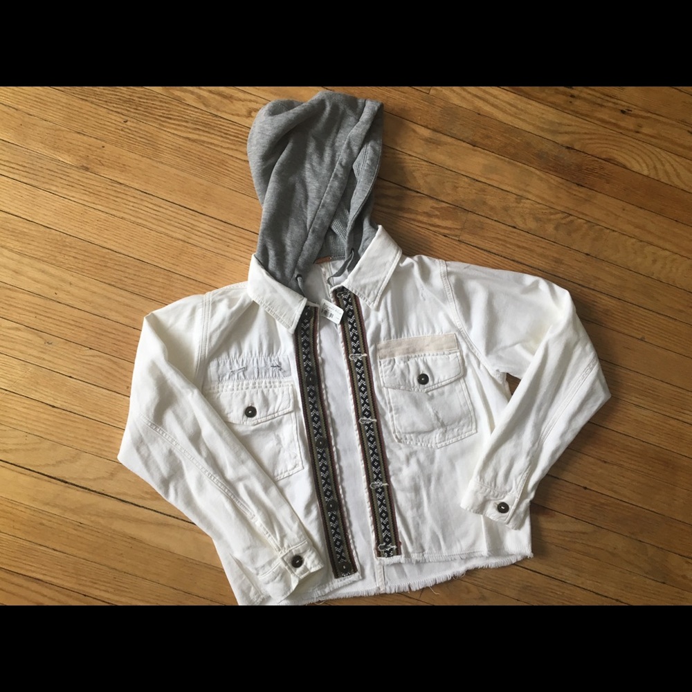 Free People Weekend Warrior Military Jacket